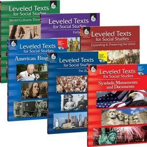Leveled Texts for Social Studies: 6-Book Set di Teacher Created Materials edito da SHELL EDUC PUB