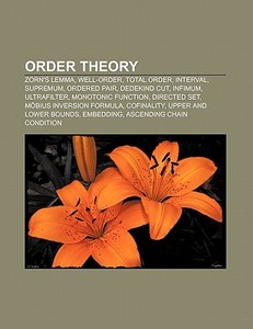 Order theory di Books Llc edito da Books LLC, Reference Series