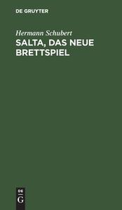 Salta, das neue Brettspiel di Hermann Schubert edito da De Gruyter