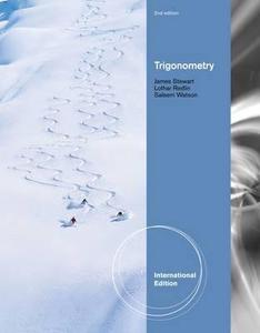 Trigonometry, International Edition di James Stewart edito da Cengage Learning, Inc