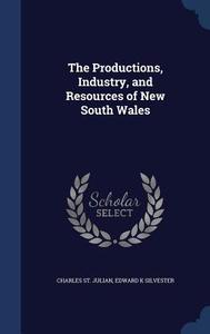 The Productions, Industry, And Resources Of New South Wales di Charles St Julian, Edward K Silvester edito da Sagwan Press