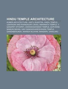 Hindu Temple Architecture: Architecture di Books Llc edito da Books LLC, Wiki Series