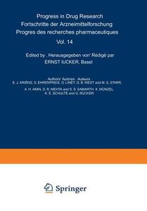 Progress in Drug Research / Fortschritte der Arzneimittelforschung / Progrès des recherches pharmaceutiques di Jucker edito da Birkhäuser Basel