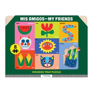 MIS Amigos-My Friends Wooden Tray Puzzle di Mudpuppy edito da Galison