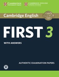 Cambridge English First 3 Student's Book With Answers With Audio edito da Cambridge University Press