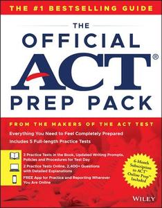 The Official Act Prep Pack With 5 Full Practice Tests (3 In Official Act Prep Guide + 2 Online) di ACT edito da John Wiley & Sons Inc