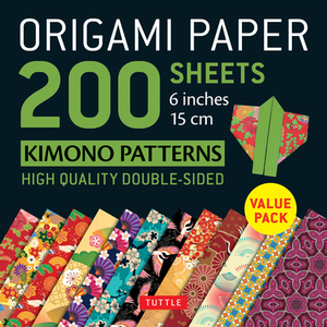 Origami Paper 200 Sheets Kimono Patterns 6 (15 Cm) di Tuttle Publishing edito da Tuttle Publishing