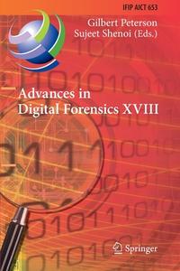Advances in Digital Forensics XVIII edito da Springer International Publishing