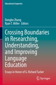 Crossing Boundaries in Researching, Understanding, and Improving Language Education edito da Springer International Publishing
