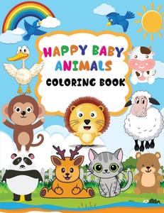 Happy Baby Animals Coloring Book di Stephan R. Rigels edito da GoPublish
