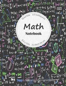 Math Notebook: 1/2 Inch Squares Composition Notebook for College School Student di Linny Nana edito da INDEPENDENTLY PUBLISHED
