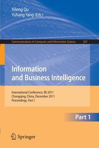 Information and Business Intelligence edito da Springer-Verlag GmbH