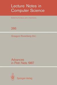 Advances in Petri Nets 1987 edito da Springer Berlin Heidelberg