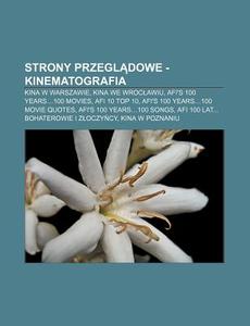 Strony Przegladowe - Kinematografia: Kin di R. D. O. Wikipedia edito da Books LLC, Wiki Series