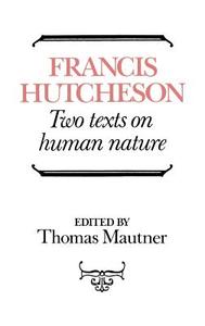 Hutcheson di Francis Hutcheson, Hutcheson Francis edito da Cambridge University Press