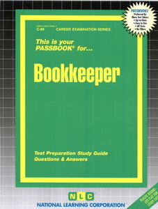 Bookkeeper di Jack Rudman edito da National Learning Corp