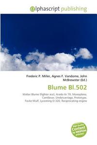 Blume Bl.502 edito da Alphascript Publishing