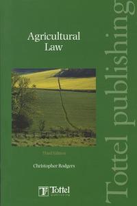 Agricultural Law di Christopher P. Rodgers edito da Bloomsbury Publishing Plc