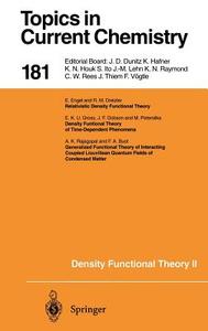 Density Functional Theory II di Nalewajski edito da Springer Berlin Heidelberg