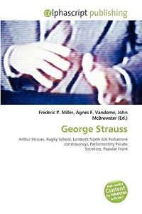 George Strauss edito da Vdm Publishing House