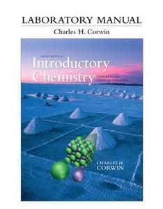 Laboratory Manual for Introductory Chemistry di Charles H. Corwin edito da Pearson Education (US)