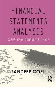 Financial Statements Analysis di Sandeep (Management Development Institute Goel edito da Taylor & Francis Ltd