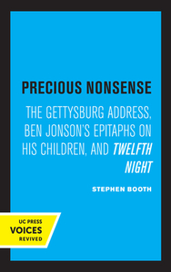 Precious Nonsense di Stephen Booth edito da University Of California Press