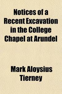 Notices Of A Recent Excavation In The Co di Mark Aloysius Tierney edito da General Books