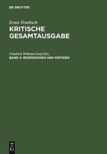 Rezensionen und Kritiken edito da De Gruyter