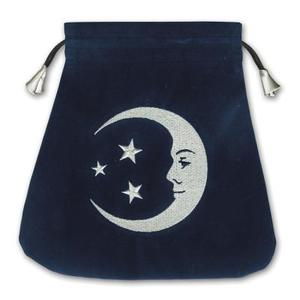 Smiling Moon Embroidered Tarot Bag edito da Llewellyn Publications