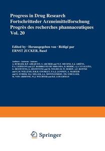 Progress in Drug Research/Fortschritte der Arzneimittelforschung/Progrés des recherches pharmaceutiques di Jucker edito da Birkhäuser Basel