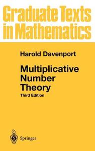 Multiplicative Number Theory di Harold Davenport edito da Springer New York