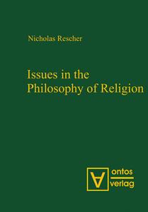 Issues in the Philosophy of Religion di Nicholas Rescher edito da De Gruyter