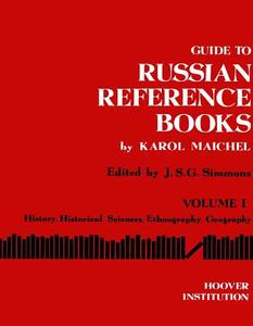 Guide To Russian Reference Books di Karol Maichel edito da Hoover Institution Press,u.s.