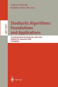 Stochastic Algorithms: Foundations and Applications edito da Springer Berlin Heidelberg