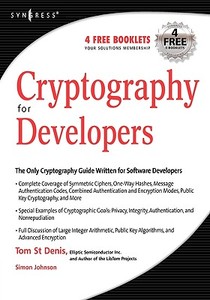 Cryptography for Developers di Tom St Denis edito da SYNGRESS MEDIA