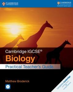 Cambridge Igcse (r) Biology Practical Teacher's Guide With Cd-rom di Matthew Broderick edito da Cambridge University Press