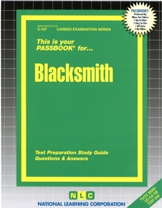 Blacksmith di Jack Rudman edito da National Learning Corp