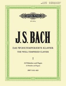 Das Wohltemperierte Klavier - Teil 1 BWV 846-869 di Johann Sebastian Bach edito da Peters, C. F. Musikverlag