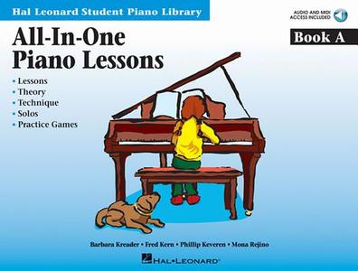 All-In-One Piano Lessons Book a: Book with Audio and MIDI Access Included [With CD (Audio)] di Fred Kern, Barbara Kreader, Phillip Keveren edito da HAL LEONARD PUB CO