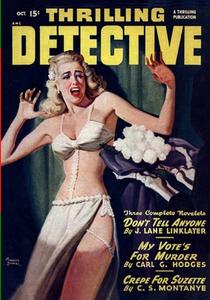 Thrilling Detective, October 1948 di John D MacDonald, J Lane Linklater, C S Montanye edito da Fiction House Press