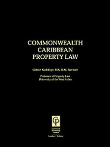 Caribbean Property Law di Gilbert Kodilinye, Sampson Owusu edito da Cavendish Publishing Ltd