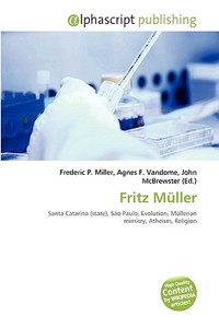 Fritz Muller edito da Vdm Publishing House