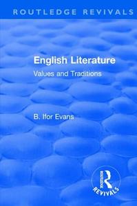 : English Literature (1962) di B. Ifor Evans edito da Taylor & Francis Ltd
