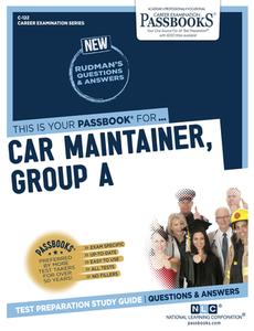 Car Maintainer, Group A di National Learning Corporation edito da National Learning Corp