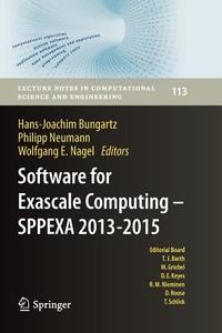 Software for Exascale Computing - SPPEXA 2013-2015 edito da Springer International Publishing