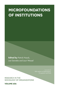 Microfoundations Of Institutions edito da Emerald Publishing Limited
