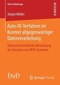 Auto-ID-Verfahren im Kontext allgegenwärtiger Datenverarbeitung di Jürgen Müller edito da Springer Fachmedien Wiesbaden