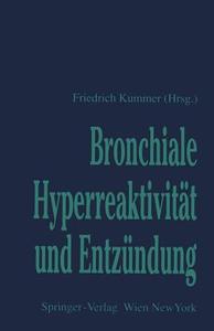Bronchiale Hyperreaktivität und Entzündung edito da Springer Vienna