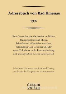 Adressbuch von Bad Ilmenau 1907 di H. Künzel, Graiche edito da dictum verlag